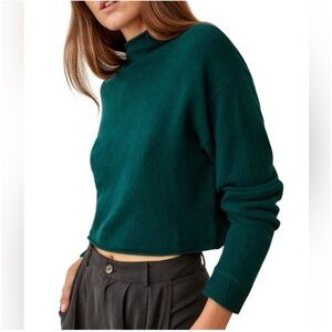 Reformation Cropped Cashmere Sweater